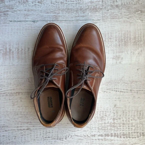 Johnston & Murphy Upton Plain Toe Size 10 - Picture 4 of 6